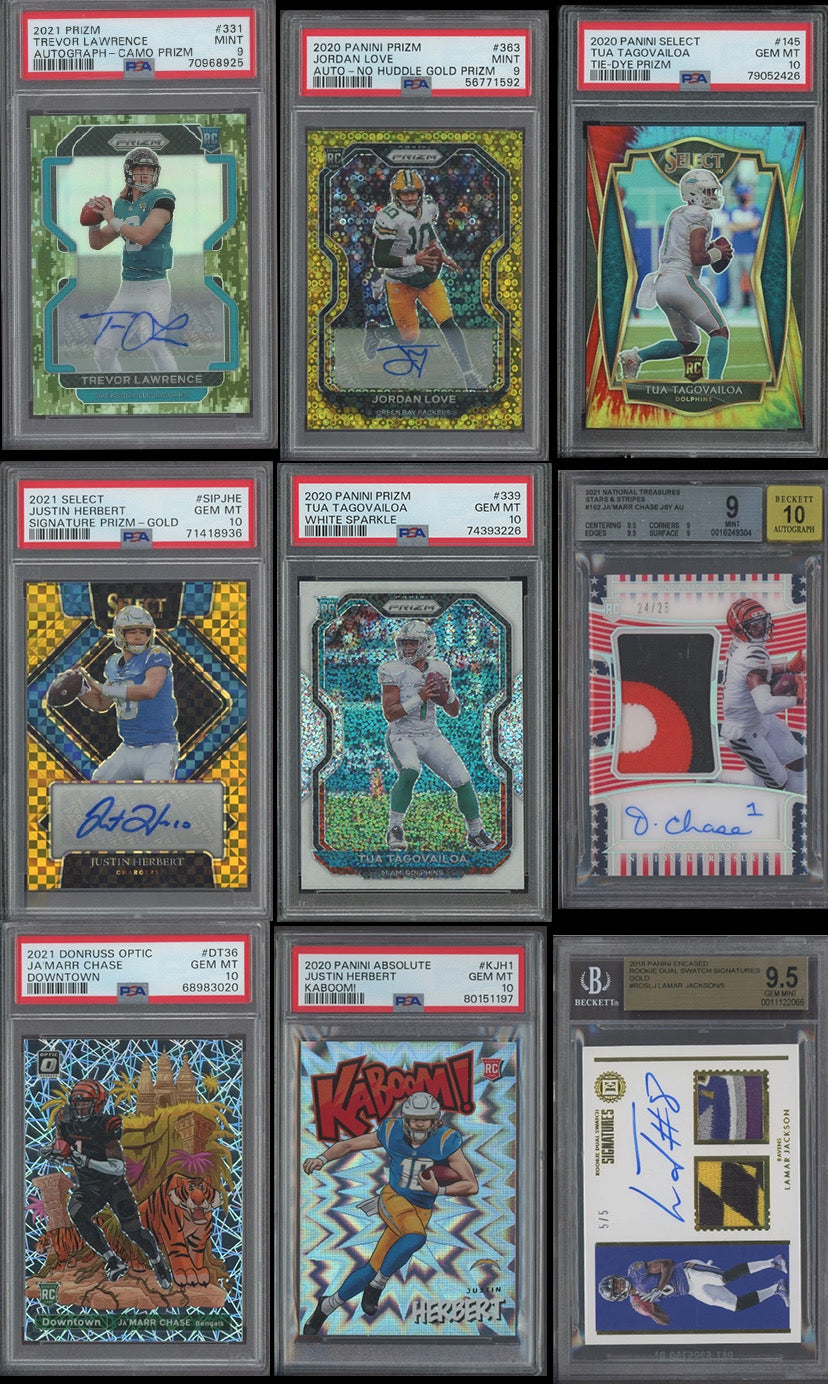 Multi Sport Pulsar Pack Guaranteed Graded Card/Singles, Basketball Football “New Release”